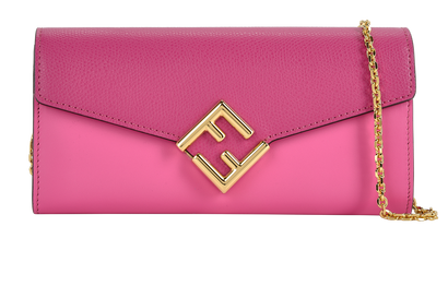 Fendi Chain Continental Wallet, front view